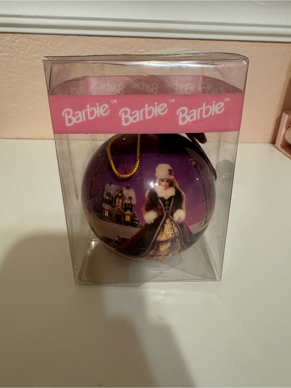 1996 Mattel Barbie Holiday Christmas Ornament